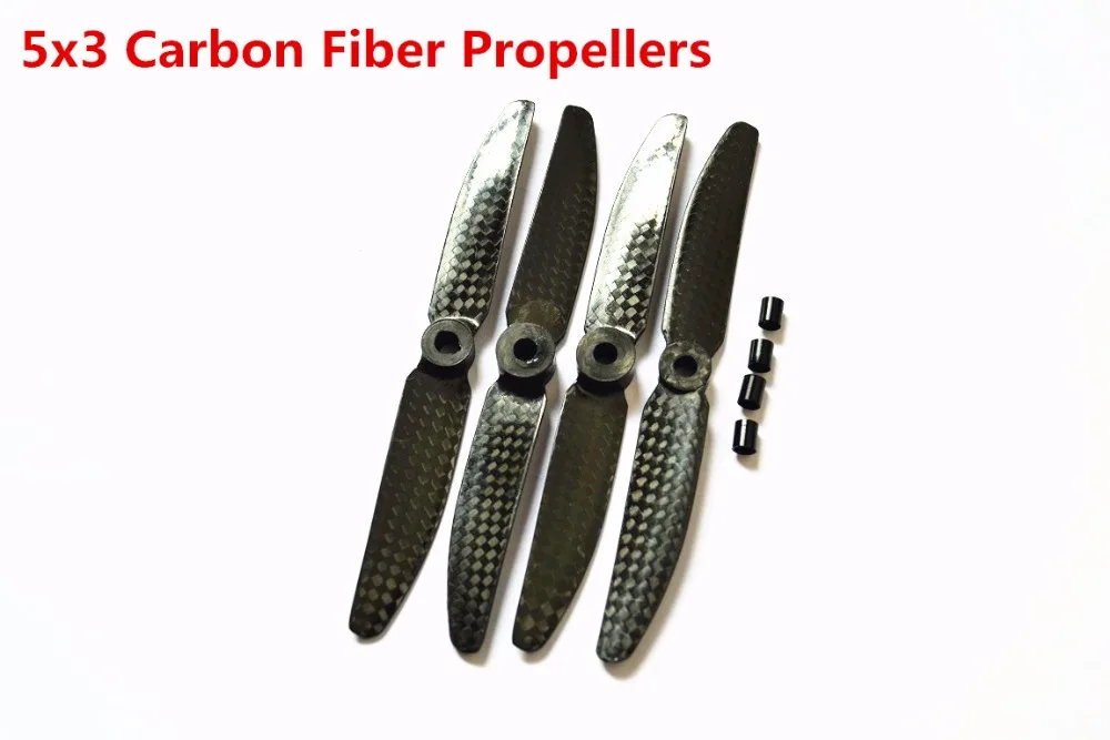 5x3 Carbon Fiber Propellers 5030 For QAV250 ZMR250 240 Mini Quadcopter