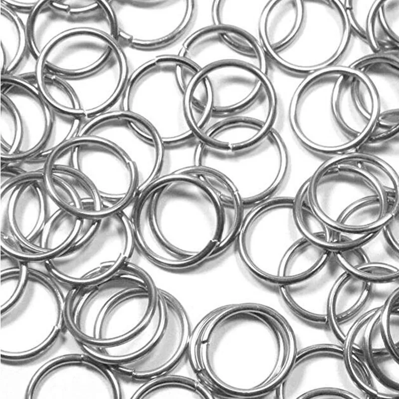 100-200 Stück 4mm 5mm 6mm 7mm 8mm 10mm Edelstahl-Spaltringe Offene Verbindungsringe für Schmuckherstellung – Detail 10