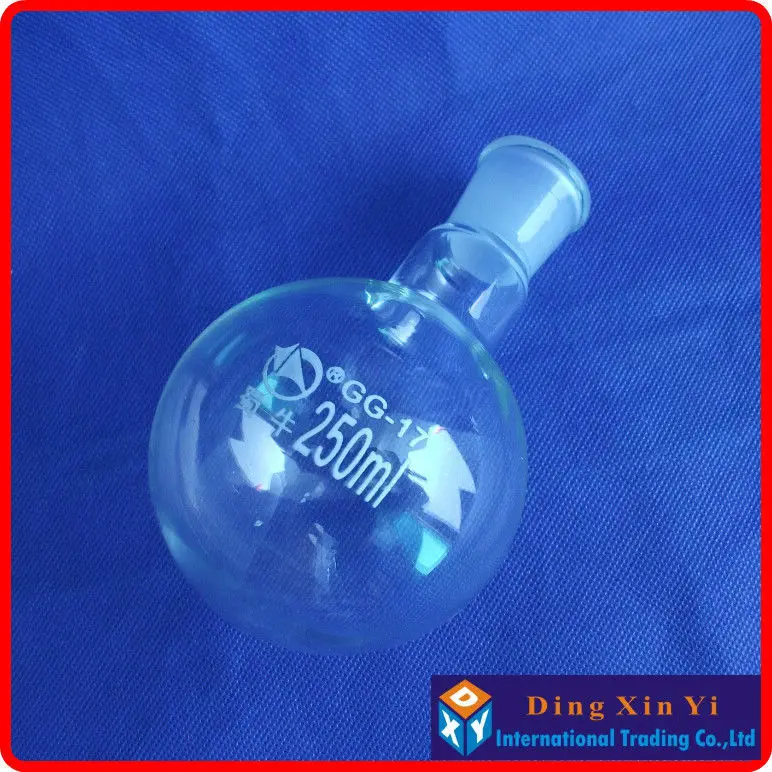 250ml 24/29 single neck round-bottom flask,Boiling Flask round bottom,short neck standard ground mouth