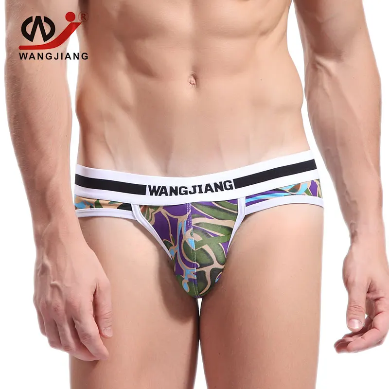 Sexy Gay Calzoncillos Slip Homme Sexy Brand Clothing Gay Mens Underwear Cotton Briefs For Men Mini Slip Homme Sexy WJ 4005SJ