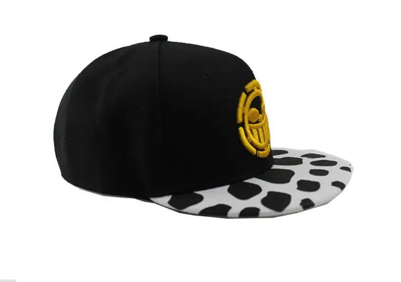 Wholesale Lots Anime One Piece Hat Baseball Cap Trafalgar Law Hats Cosplay Caps For Women Men Hip Hop Snapback Caps Flat Hats