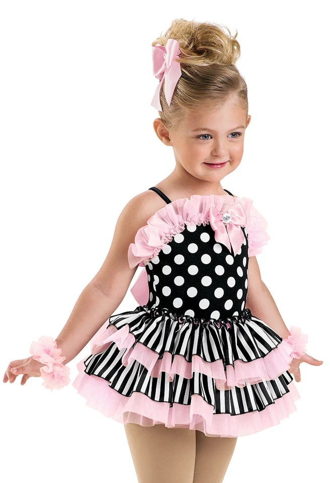 

2018 New Girl Ballet Competition Dress Modern Dance Dress Child Party Wear with Leotard Kids Stage Show Proformance Dress B-2423