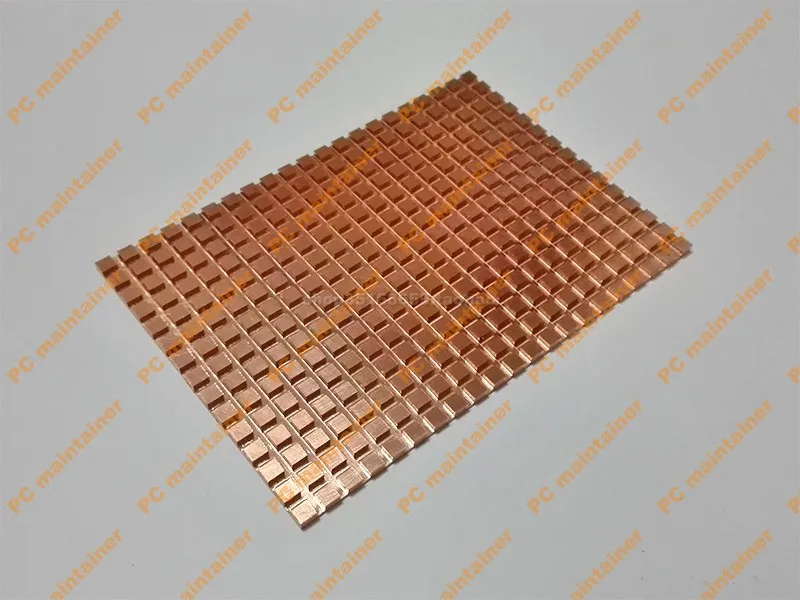 100*70*3.0mm Copper Heatsink With conductive adhesive Ultra-thin Pure Copper 2.5 inch for SATA3 Desktop Notebook SSD Heatsink