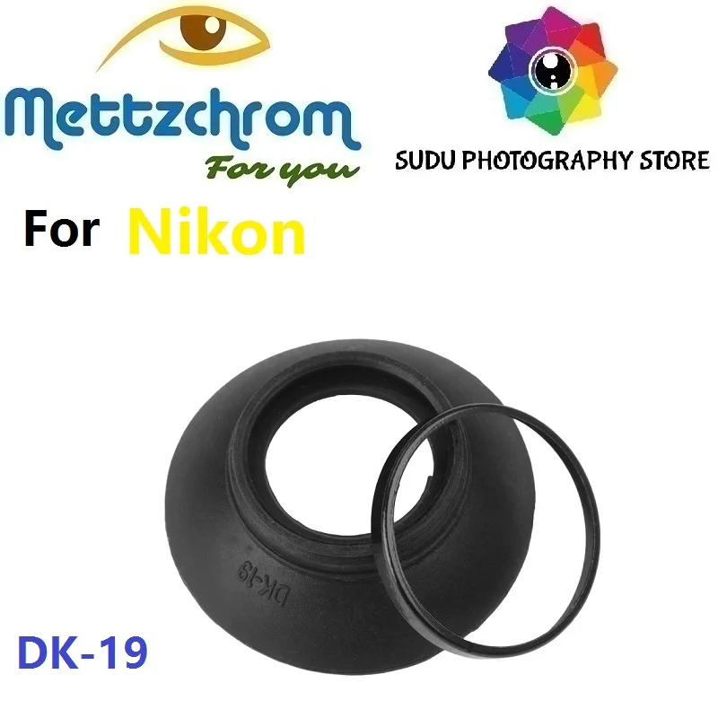 สำหรับNikon DK-19ยางEyecupช่องมองภาพHood D700 D800 D4 D3S D3X D2X