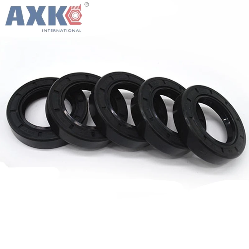 20pcs/NBR Shaft Oil Seal TC-12*45*7 Rubber Covered Double Lip With Garter Spring