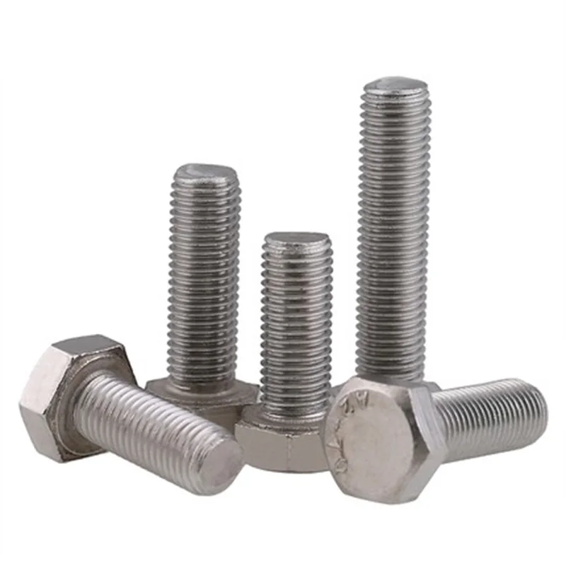 1pcs M12 304 Stainless steel fine tooth hex screw Young teeth bolt Teeth length 1.25mm 16mm-80mm Length