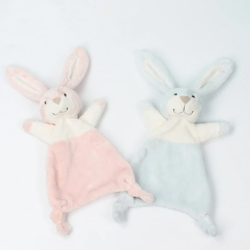 

Baby Comforter Blanket Soothing Towel Newborn Security Blankets Soft Plush Bunny Rabbit Doll Baby Toys Handkerchief 0-12 Months