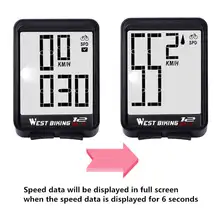 Wireless waterproof bike speedometer #4