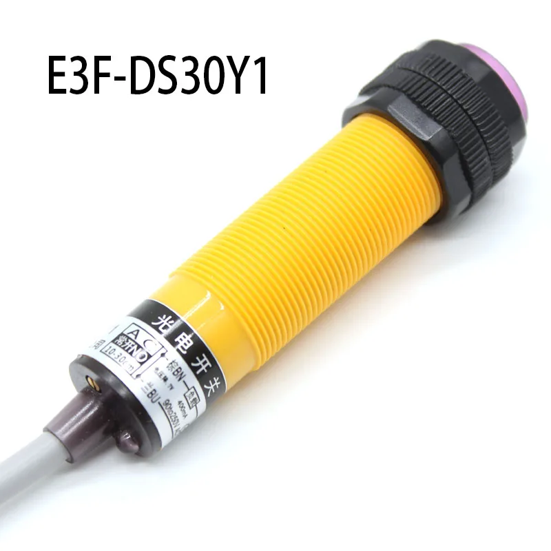 M18 Optical-Electronics Sensor Infrared diffuse reflection proximity switch E3F-DS30Y1 Adjustable AC two-wire normally open A1