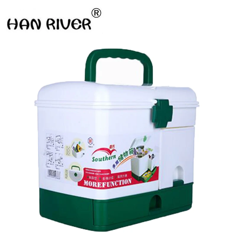 

Household Large size medicine box Multi-layer First Aid Kit multi-functional many drawers Medicine Cabinet strong and durable