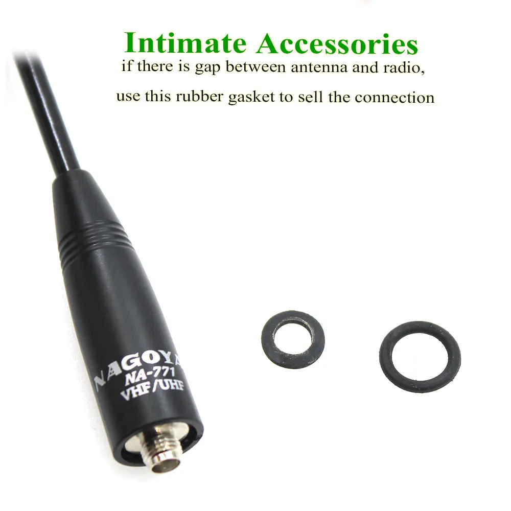 10pcs 100% femmina originale SMA dell'antenna Radio bidirezionale di NA-771 di Nagoya per il BF-888S di UV-82 di BaoFeng walkie-talkie ecc