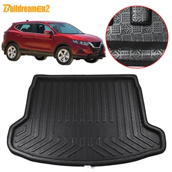 Buildreamen2 For Nissan Qashqai J11 5-Seat Car Tail Trunk Mat Boot Tray Liner Floor Cargo Mud Pad 2014 2015 2016 2017 2018 2019