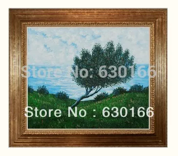 100% Handmade Oil Painting on Canvas - Sea Coast at Trouville by Claude Monet Living Room Wall Decor