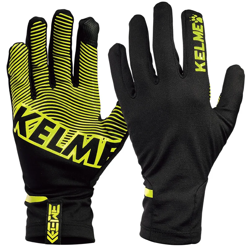 KELME-Luvas antiderrapantes quentes para homens e mulheres, luvas de ciclismo, bicicleta, bicicleta, ao ar livre, dedo cheio, inverno, 9886404