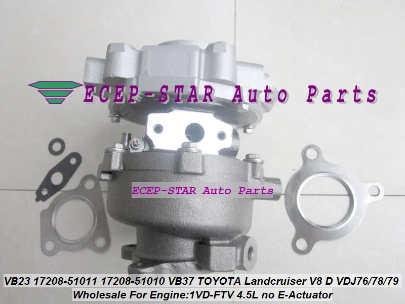 

Турбокомпрессор 1p Twin Turbo RHV4 VB23 17208-51010 17208-51011 17201-78032 для TOYOTA Land Cruiser 200 1VDFTV VDJ76 VDJ78 VDJ79 4.5L 17208-51010