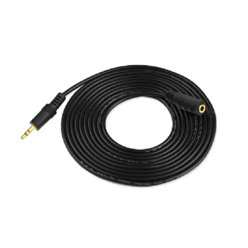 3 metros de cobre cheio cabo extensão fone de ouvido 3.5mm macho para computador fêmea cabo fiação kit 3.5mm plug line