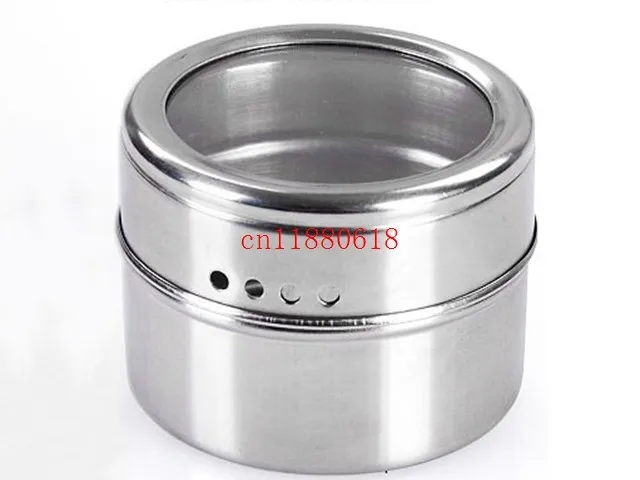 

500pcs/lot Free Shipping Wholesale Magnetic Magical Stainless steel spice jar monosexuality tank sauce pot seasoning bottle