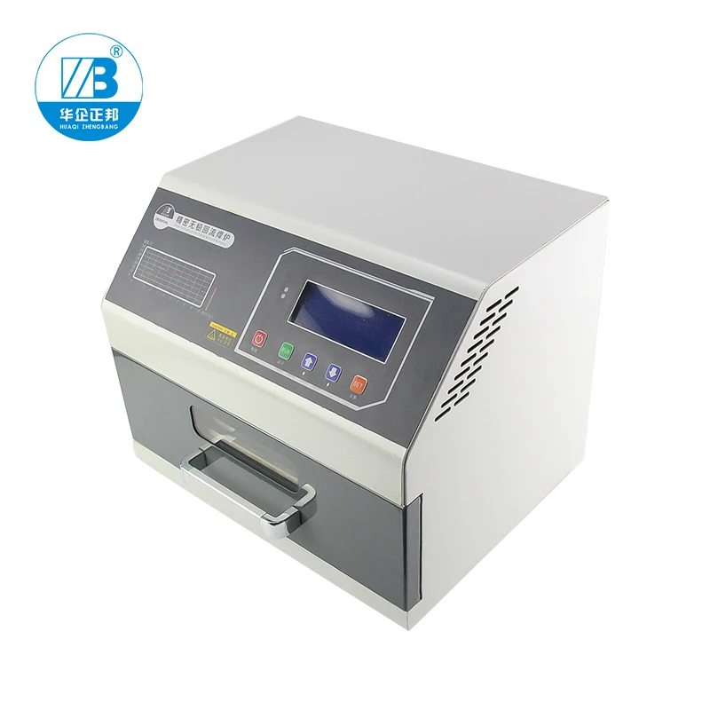 

ZB2015HL Drawer Type Lead Free Reflow Soldering Machine 700W Desktop SMT Reflow Oven Automatic Hot Air Infrared Heating