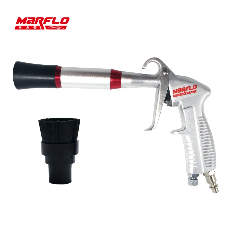 Marflo Tornado Car Wash MARFLO Car Dry Cleaning Gun Japan Double Bearing High Pressure Air Blow Gun Dry Cleaning Tool With Brush