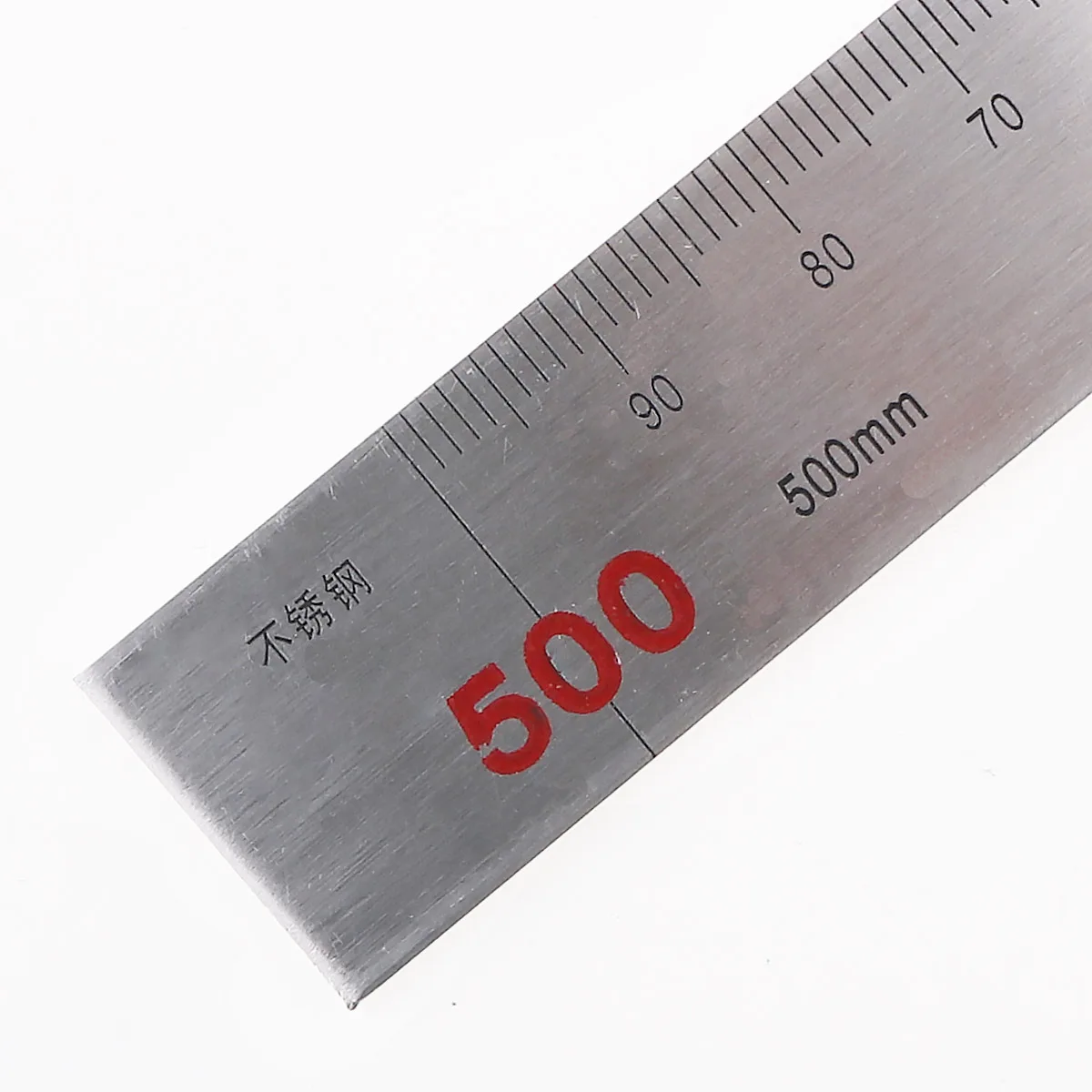 Righello ad angolo retto a 90 gradi in acciaio inossidabile da 250mm più spesso 500x1.2mm, strumenti di misurazione per la lavorazione del legno/ufficio