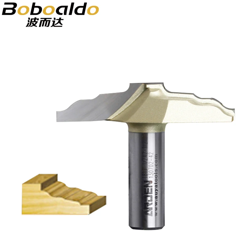 Herramienta de tallado de carburo de acero de tungsteno sólido, herramientas de carpintería ranuradas, broca enrutadora Arden, herramientas de carpintería, inmersión clásica, 1 Uds.