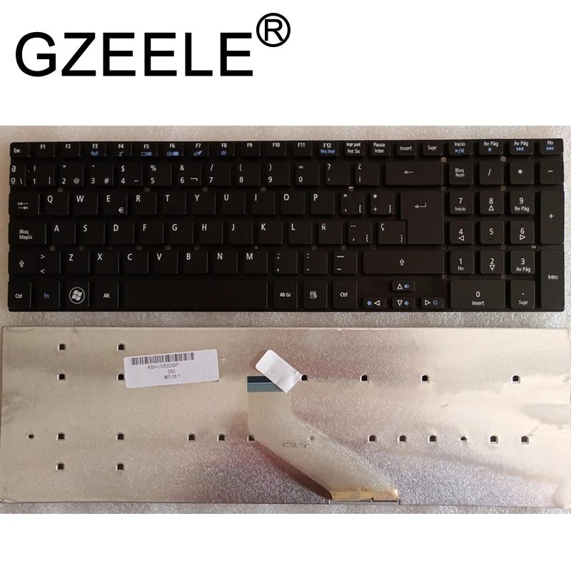 GZEELE NEW SP Keyboard for Acer Aspire E1-570 E1-570G E1-771G E1-771 E5-531 E5-531G Spanish Teclado Laptop / Notebook QWERTY