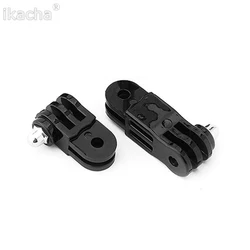 Prolong Extension Connector Adapter 3-Way Pivot Arm Bicycle Helmet Mount Extender For Gopro Hero 7 For SJCAM SJ4000