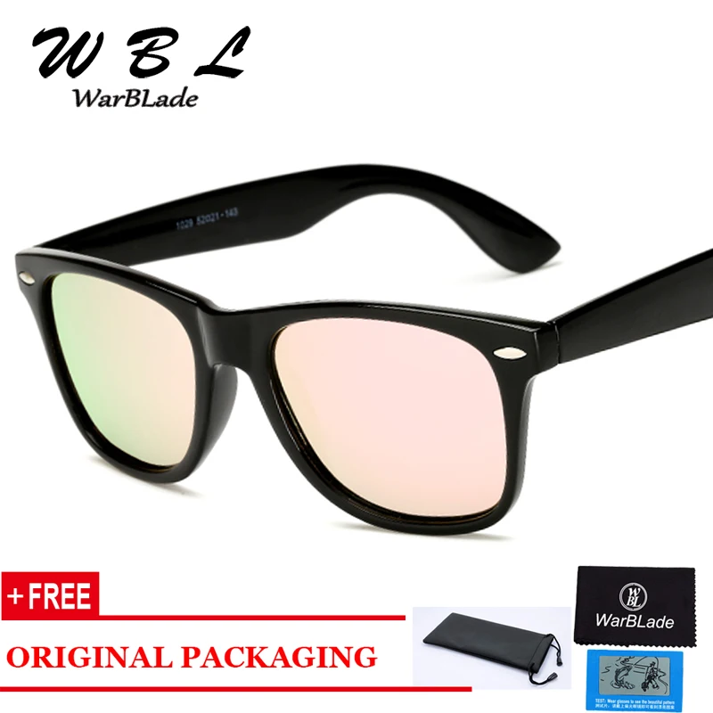 

WarBLade 2019 Men Sunglasses Polarized Sunglasses Driving Mirror Coating Points Black Frame Eyewear Male Sun Glasses UV400