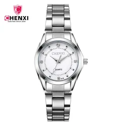 021B New Fashion CHENXI CX021B Brand relogio Luxury Women's Casual watches waterproof watch women Clocks Dress Gift Rhinestone