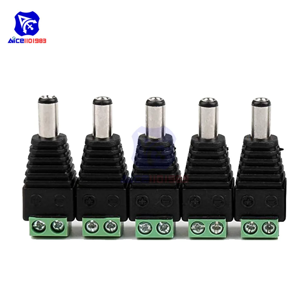 5 Pcs/Lot Male Dc P…