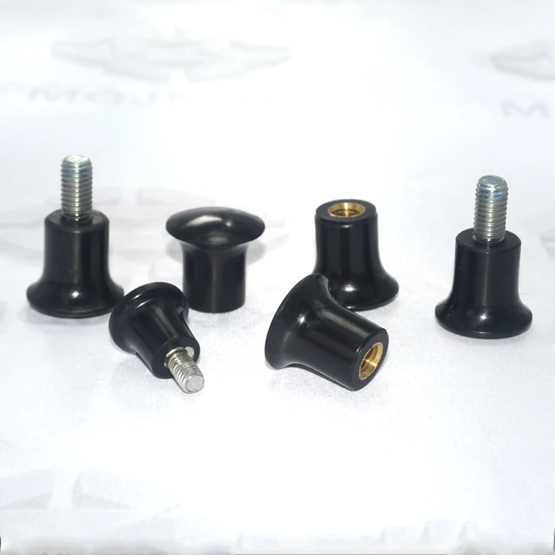 Perilla de seta con rosca externa