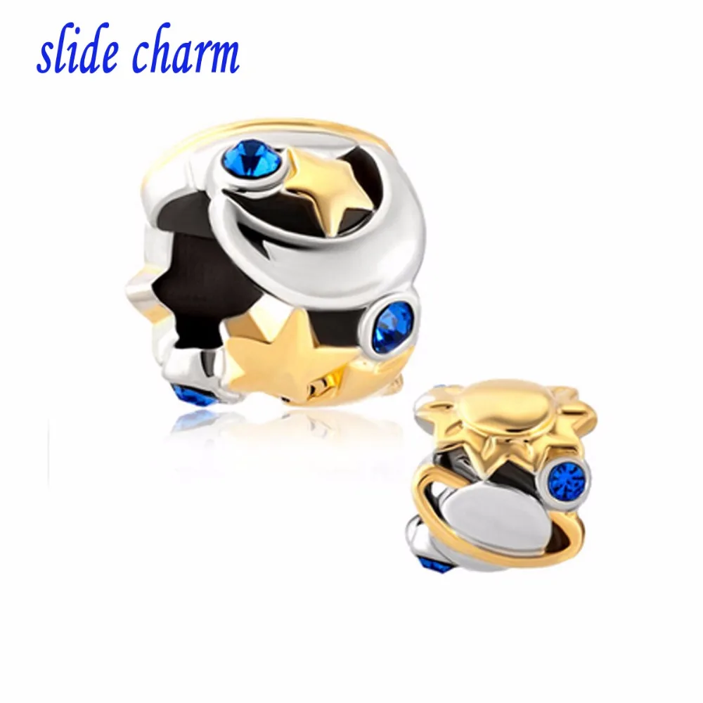 2023 New Free Shipping Europe and the Listing of the Universe Planet Religious Amulet Charm Beads Fit Pandora Bracelet