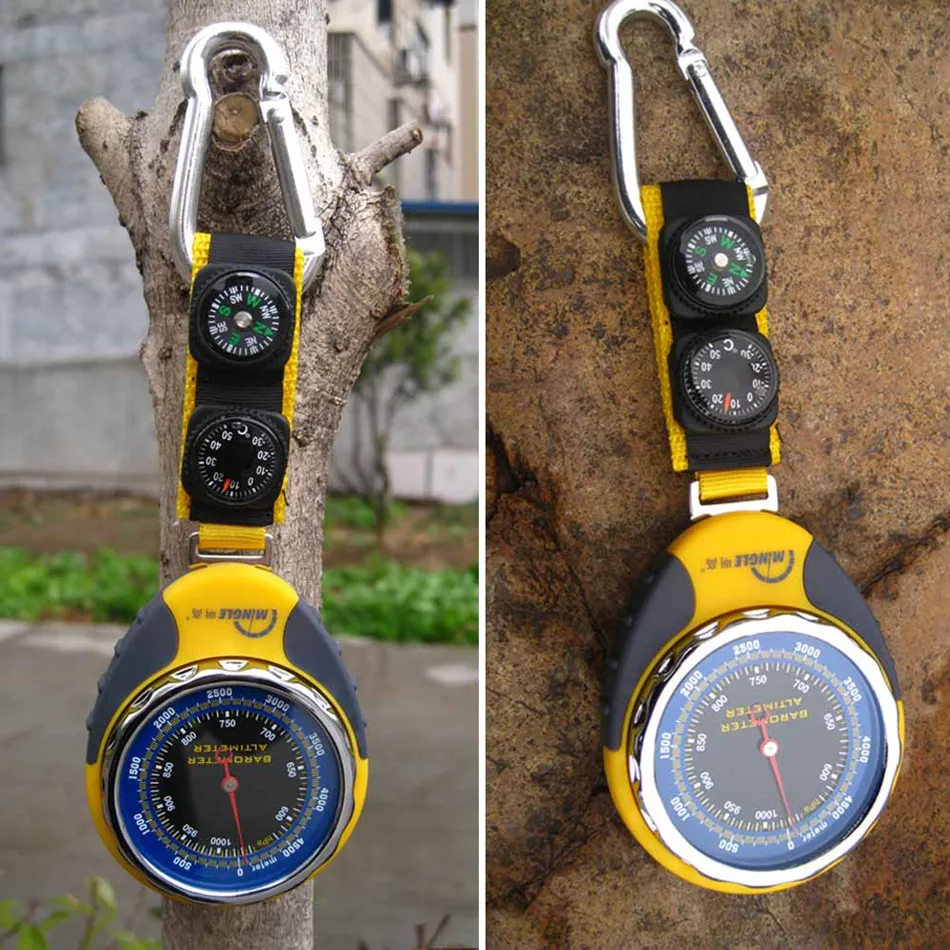 Imagem -06 - Mini Compass Kit Digital Altímetro Termômetro Barômetro Outdoor Equipamentos de Camping Caminhadas Escalada em 1