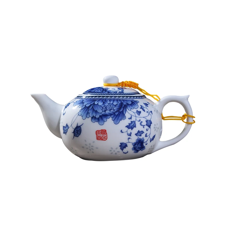 Jingdezhen 150ml porcelain blue and white ceramic teapot  kettle kung fu teapot flower pattern tea pot Promotion!