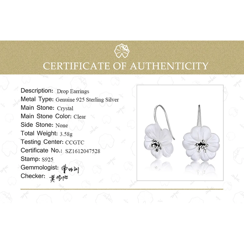 Lotus Fun, серьги из стерлингового серебра 925 пробы, дизайнерские ювелирные изделия ручной работы с цветком дождя, модные висячие серьги для женщин