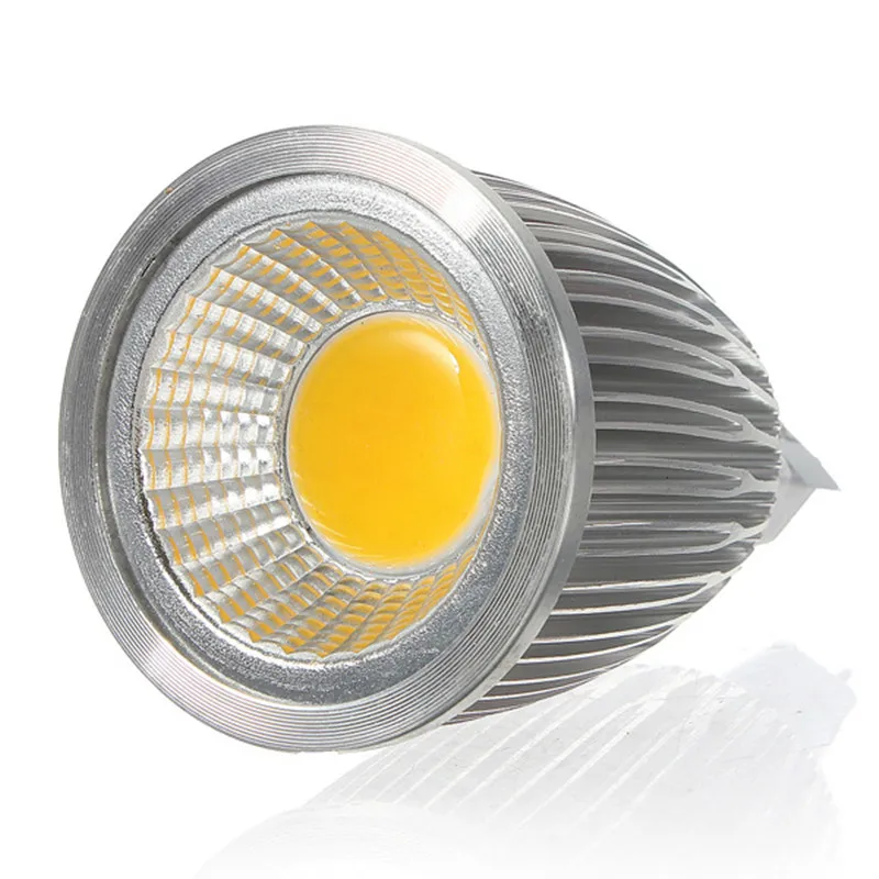 1PCS Super Bright 9W 12W 15W MR16 LED Bulb Lights AC85-265V/DC12V Dimmable Led COB Spotlights Warm/Cool White MR16 LED lamp