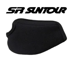 Generic Seatpost Cover for Suntour Suspension Seatpost Black Protective Case for Suntour NCX Seatpost Finger Protection