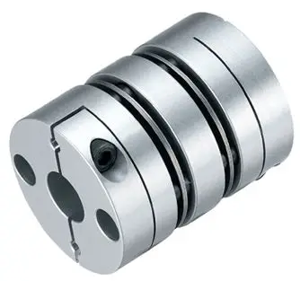 2PCS diametre 19mm-length26mm dual-diaphragm couplings Ball Screw CNC coupler Coupling Shaft  Motor connector