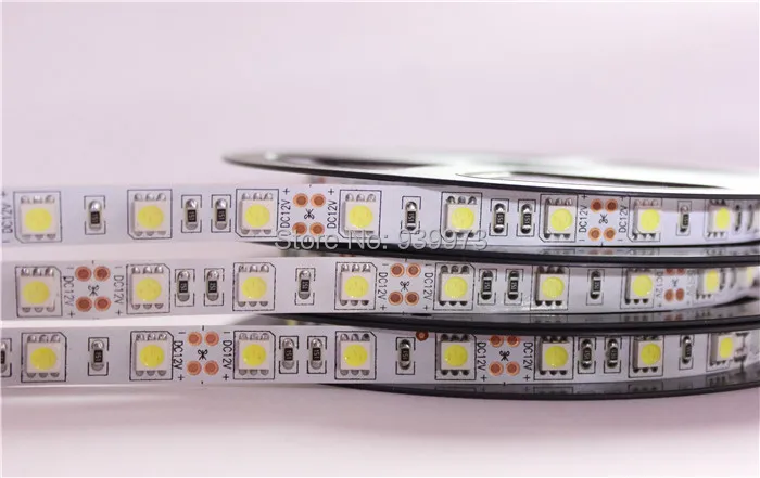 Taśma LED 5050 SMD 12V elastyczne światło 60 led/m, 5m 300LED, biały, biały ciepły, niebieski, zielony, czerwony, żółty