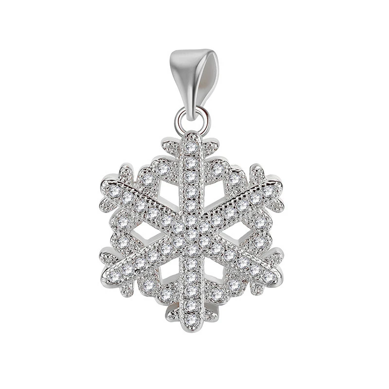 2 Pcs Supplies Jewelry Copper Zirconia Girl Mama Connectors For Jewelry Making Baby Foot Snowflake Pendants Ball Magnetic Charms