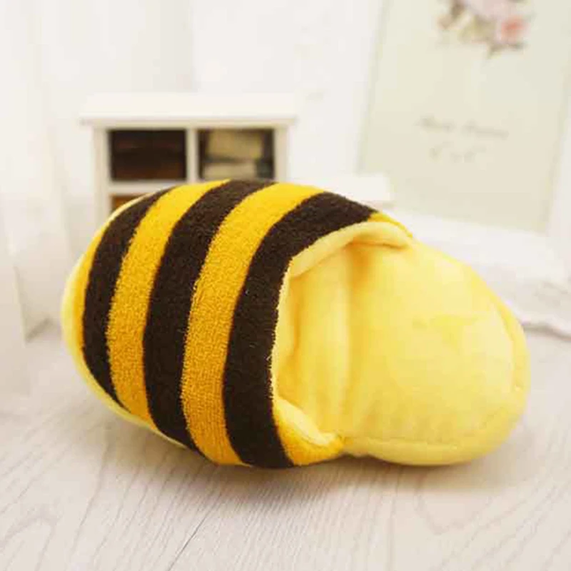 1 Pc Cute Dog Toys Sound Soft Plush Slippers Pet Puppy Chew Squeaker Squeak Plush Sound Toy For Small Dogs Cats Pet Products