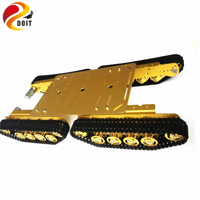 RC 1/8-アルミニウム合金フレーム付きアークディックショックタンクシャーシ,実験プラットフォーム用,arduinoロボットプロジェクト用,t600