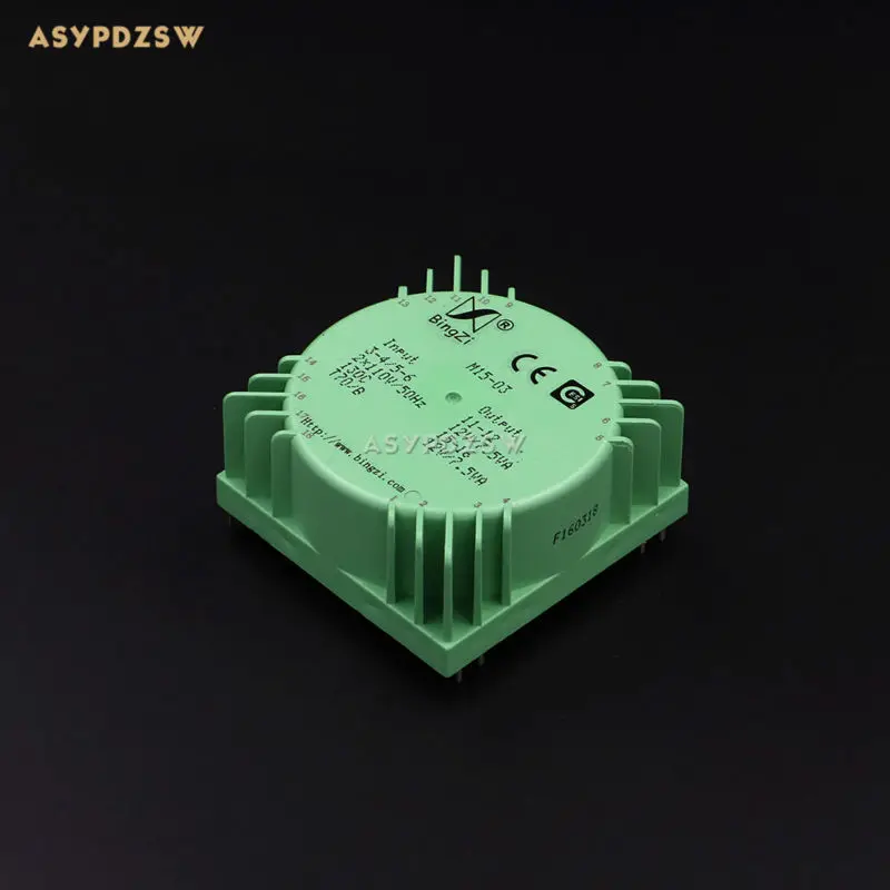 15VA Green Square 15W Sealed toroidal transformers M15-03 Output voltage AC dual 12V(2*12V)