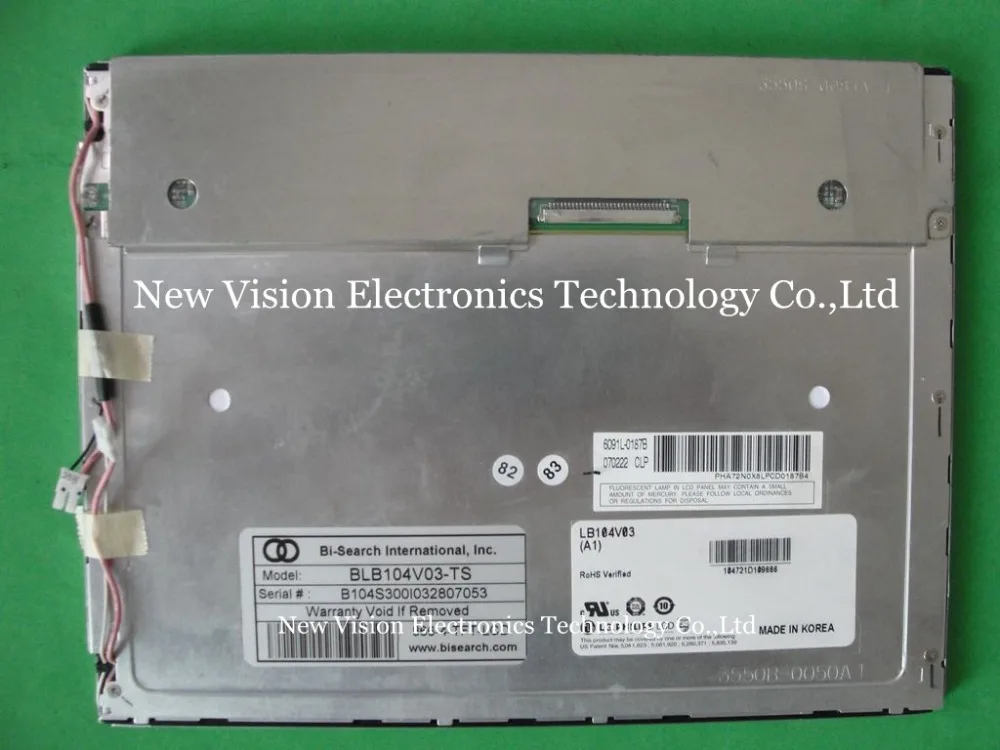 

LB104V03(A1) LB104V03-A1 LB104V03-TD01 Original A+Quality 10.4 inch 640*480 Industrial LCD Screen Display Panel for LG