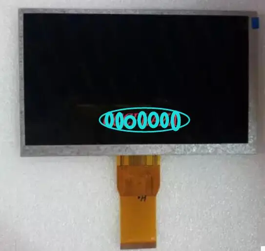 Tela de lcd digital de 7 polegadas cpt070 , 50pin , 6.6cm 40-core