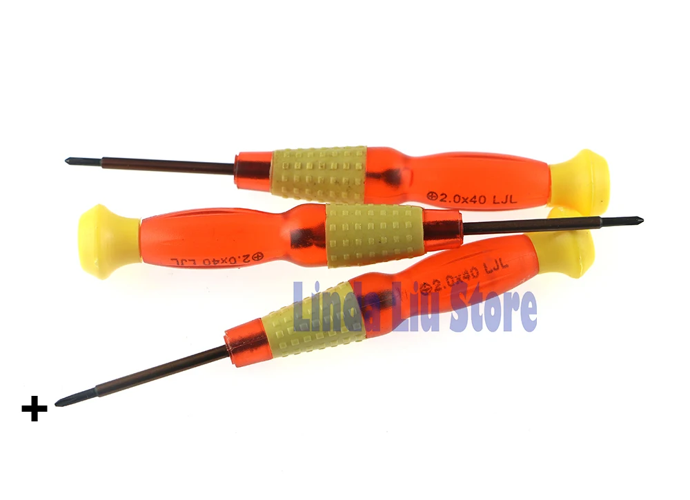10 stücke Für PS2 2,0mm Kreuz Kopf Präzision Schraubendreher + schraube fahrer Handy DIY Öffnung Werkzeug für ps2 ps3 Controller