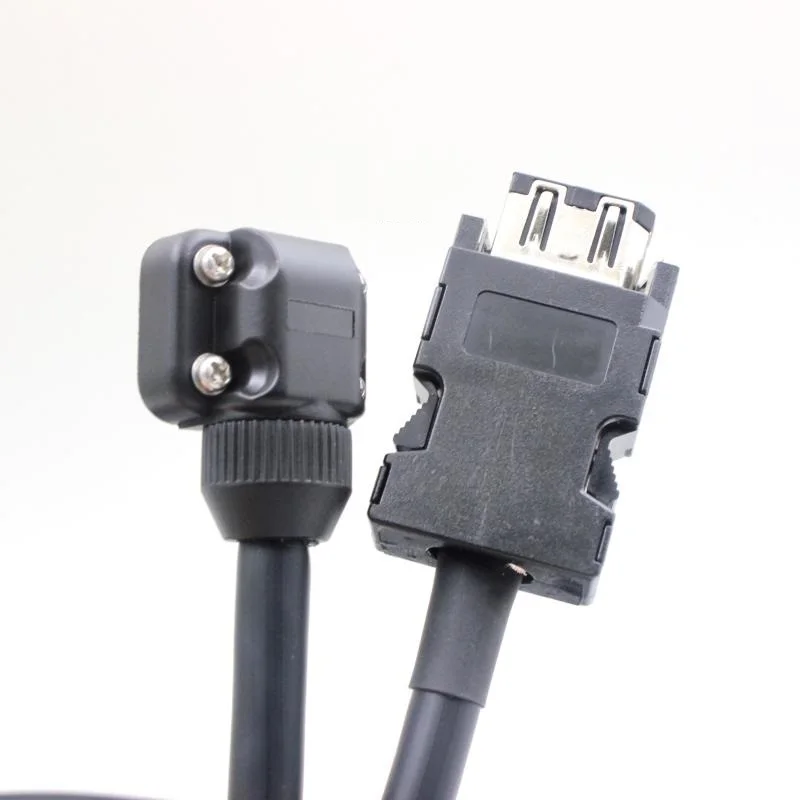 Servo Motor Encoder Cable for MR-J3 J4 JE Series MR-J3ENCBL5M-A1-L Low Power 750W Suitable Code Line 3m 5m 8m 10m 15m