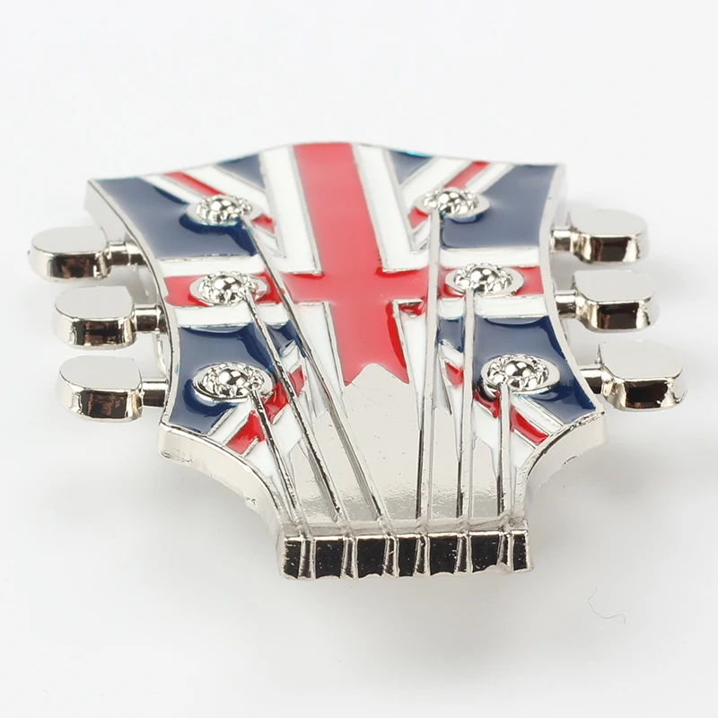 The British flag guitar modelling belt buckle fashion belt