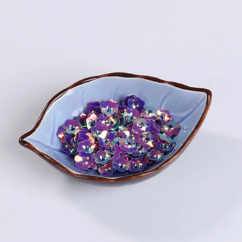 1200pcs/Lot Mix Colors 5mm 3D Plum Flowers Sequins Sewing Craft/Embellishment Findings,Women Garments Sewing Accessories