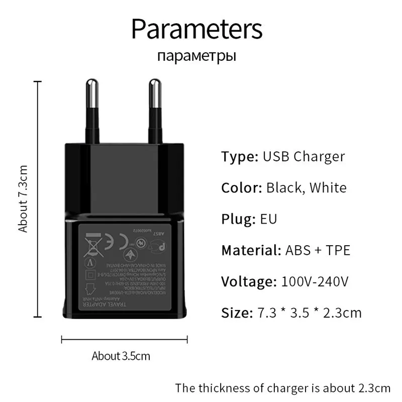 Micro usb Type-c cable Charging EU Plug Charger Adapter Mobile Phone For Nokia 7 1 Plus 8.1 7.1 5.1 6.1 2 3 5 6 230 Dual 550 650